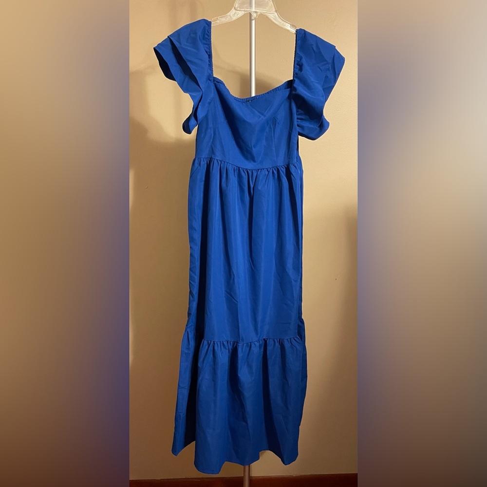 Camellia by Affection Royal Blue Size S Summer long dress.